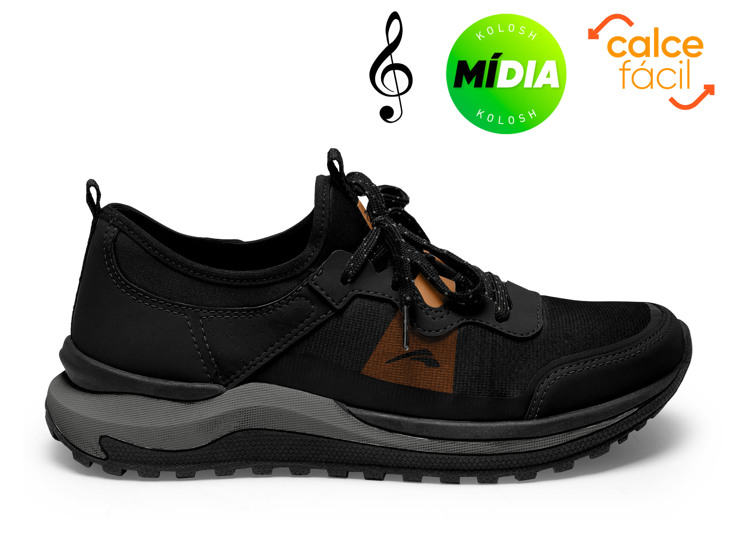 ZAPATILLAS PARA HOMBRE KOLOSH NEGRO H3341.0001.1M341