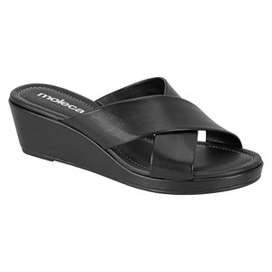 SANDALIAS CUÑAS MOLECA NEGRO 5512.100.9569