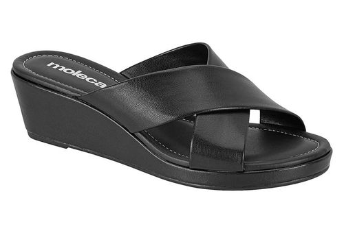 SANDALIAS CUÑAS MOLECA NEGRO 5512.100.9569