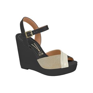 SANDALIAS CUÑAS VIZZANO NEGRO 6283.2118.28788