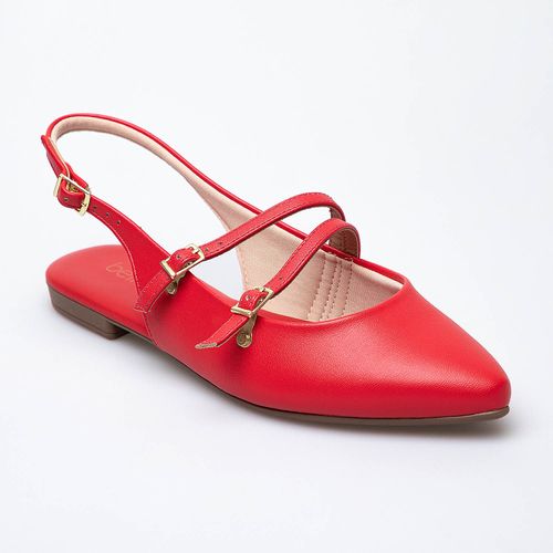 ZAPATOS DESTALONADO BEIRA RIO ROJO 4134.1012.9569