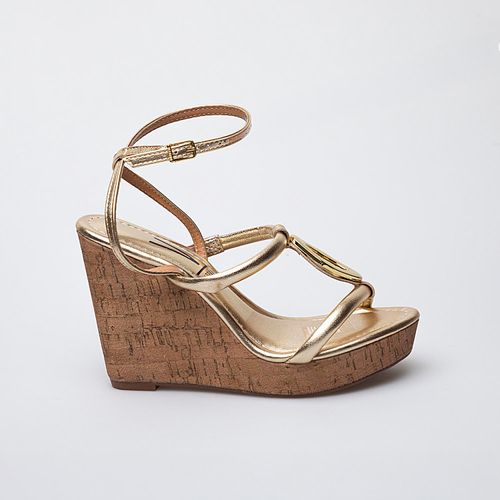 SANDALIAS CUÑAS VIZZANO DORADO 6283.6220.29045