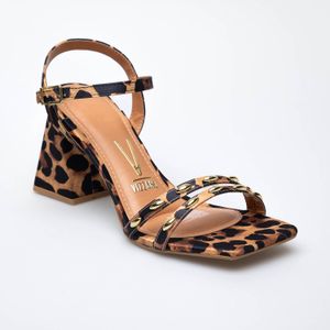 SANDALIAS ANIMAL PRINT VIZZANO CAMEL 6464.438.29122