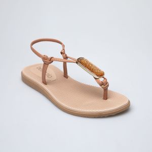 SANDALIAS FLATS BEIRA RIO NUDE 8395.228.11059
