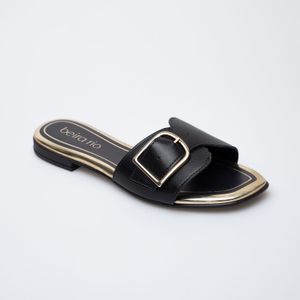 SANDALIAS FLATS BEIRA RIO NEGRO 8431.125.9569