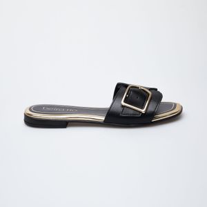 SANDALIAS FLATS BEIRA RIO NEGRO 8431.125.9569