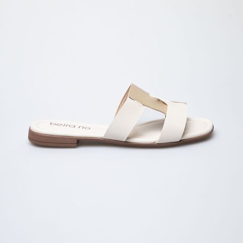 SANDALIAS FLATS BEIRA RIO BLANCO 8431.226.18962