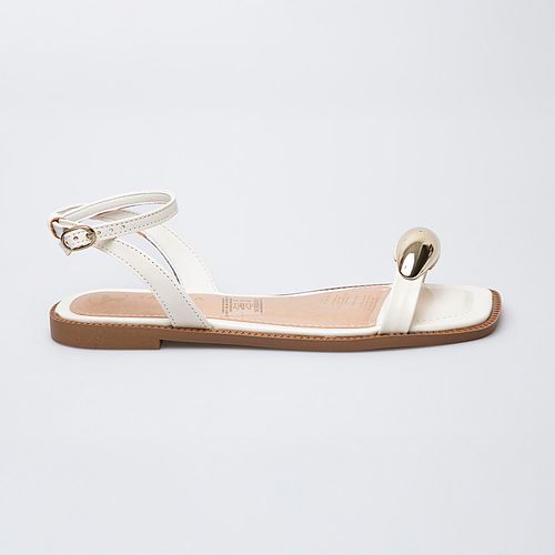 SANDALIAS FLATS TANARA BLANCO T8622.0002.M86222
