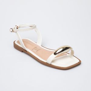 SANDALIAS FLATS TANARA BLANCO T8622.0002.M86222