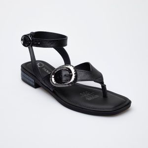 SANDALIAS FLATS TANARA NEGRO T8692.0002.M86922