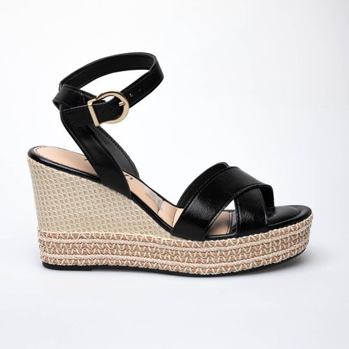 SANDALIAS CUÑAS KOLOSH PRETO Y8261.0004.M82614
