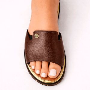 SANDALIAS MUJER MOLECA MARRON 5413.1431.31107
